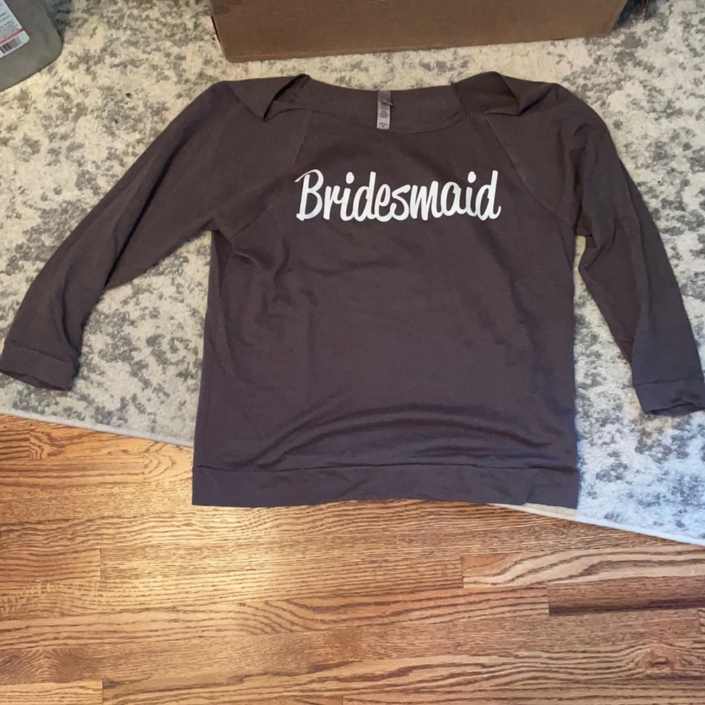 Bridesmaid sweater